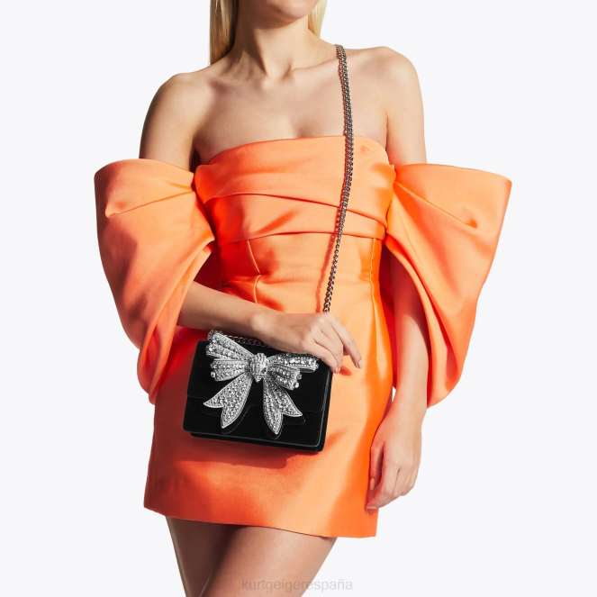 Kurt Geiger mujer bandolera pequeña london shoreditch 2LPR124 | bolsas blanco negro